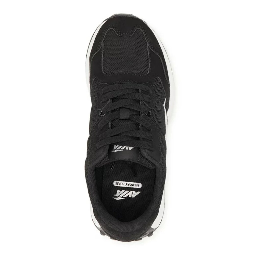 Avia Womens Retro Athletic Black Sneakers Size 11 Many Sizes Memory Foam Insole - Picture 4 of 5